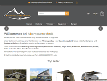Tablet Screenshot of abenteuertechnik.de